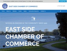 Tablet Screenshot of eastsidechamber.net